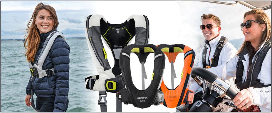 Spinlock スピンロック FOIL PFD ライフジャケット L 黒 新品 Spinlock 水感知ライフジャケット 6D 170N HRSシステム付