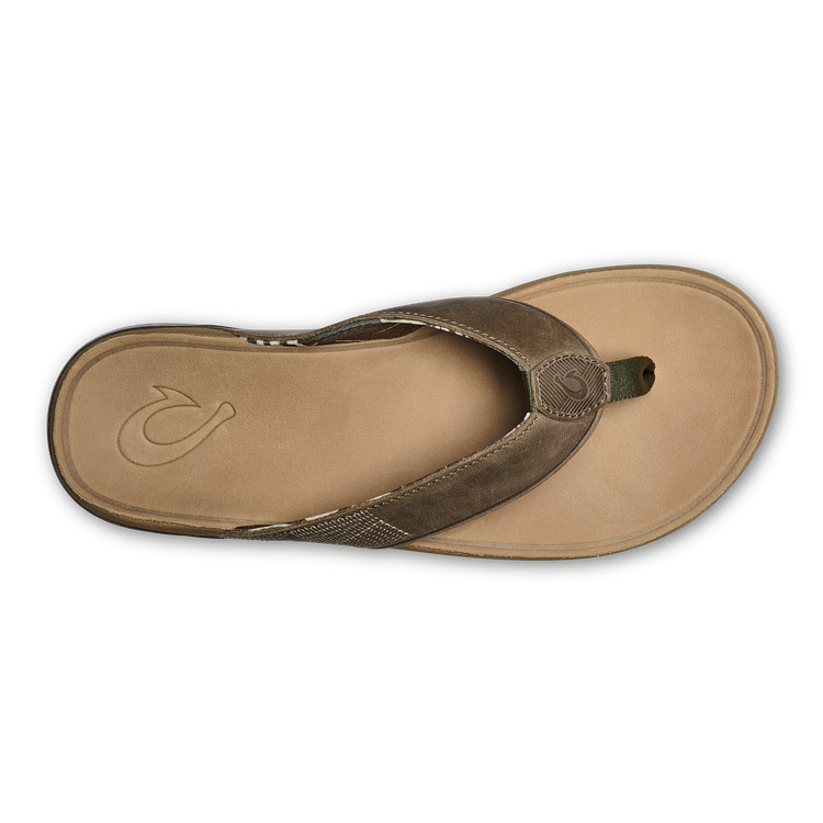 OluKai Men's Tuahine Waterproof Leather Sandals