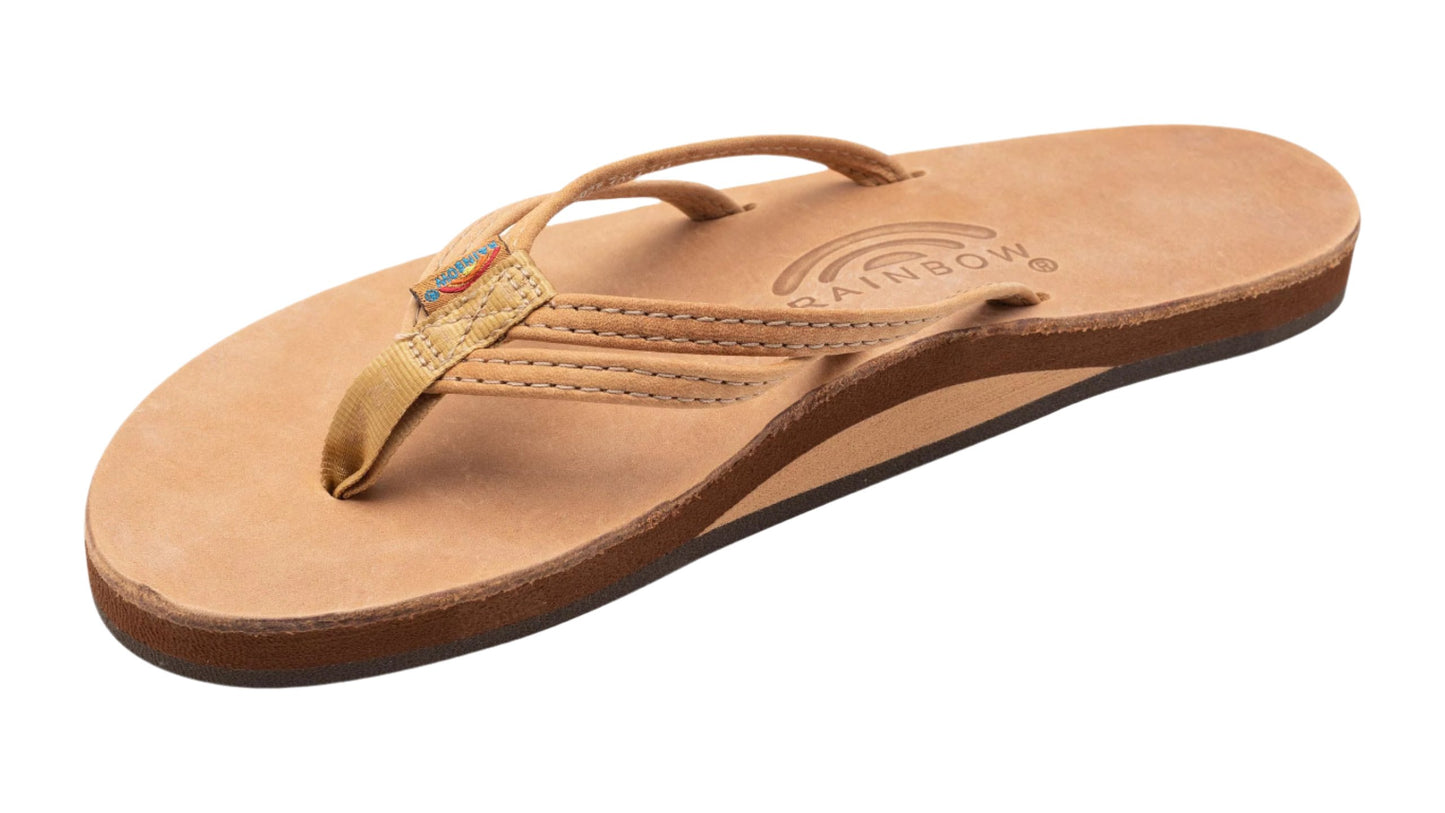 Rainbow Women's Sandpiper Luxury Leather Single Layer Sandal