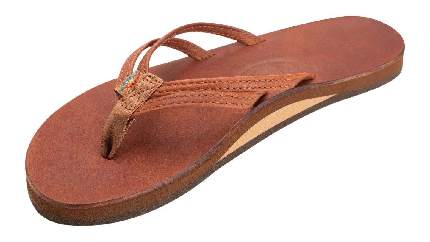 Rainbow Women's Sandpiper Luxury Leather Single Layer Sandal