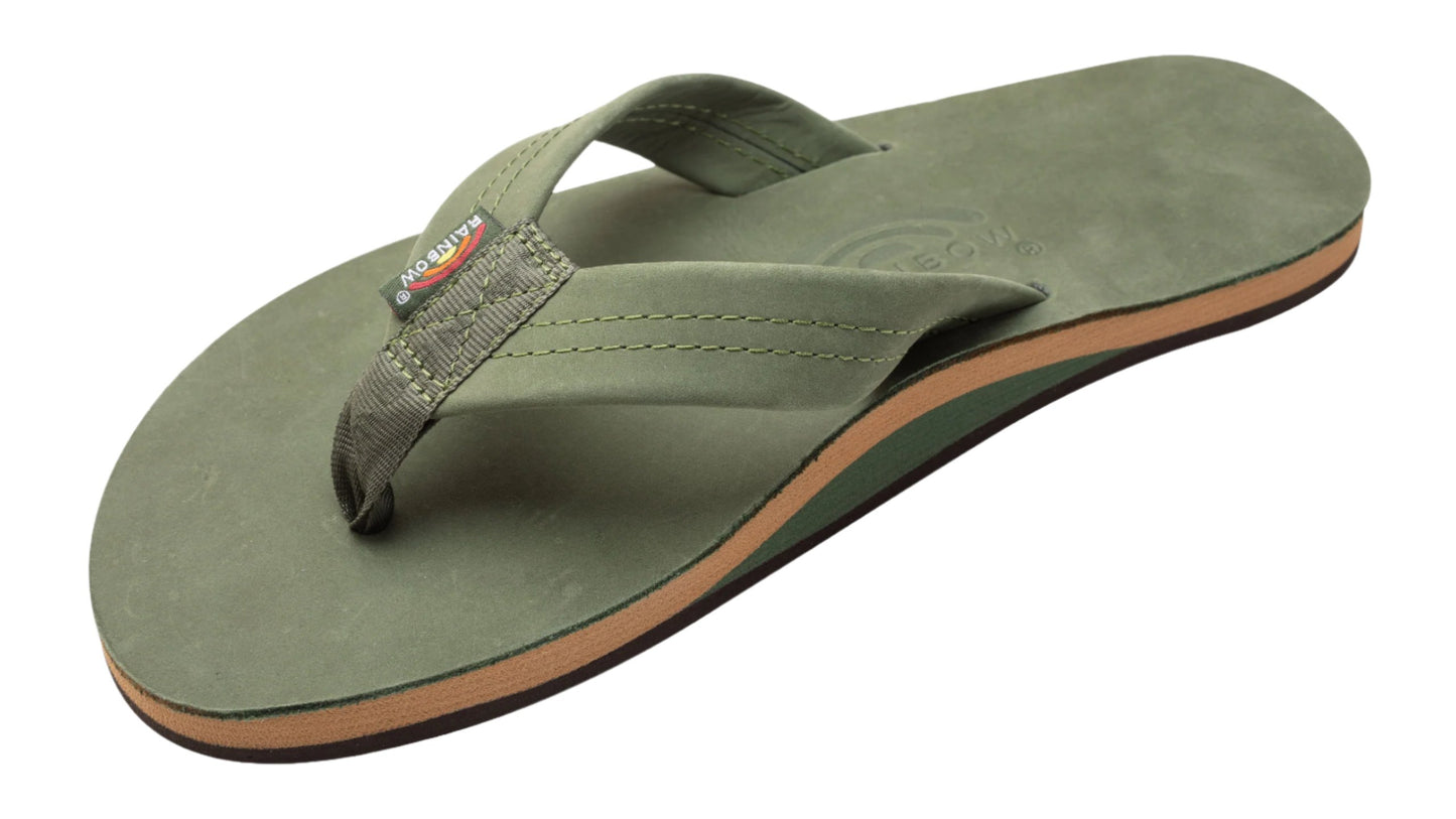 Rainbow Men's Premier Leather Single Layer Sandal