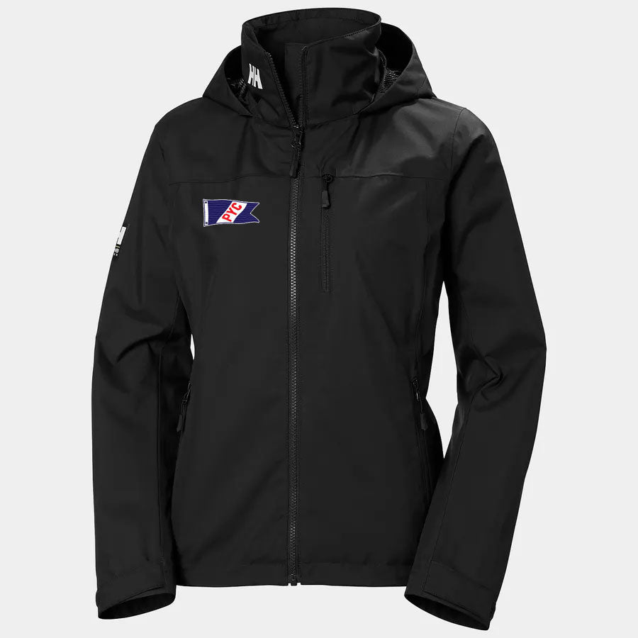 Helly Hansen Pewaukee Yacht Club Women's Crew Hooded Jacket Black