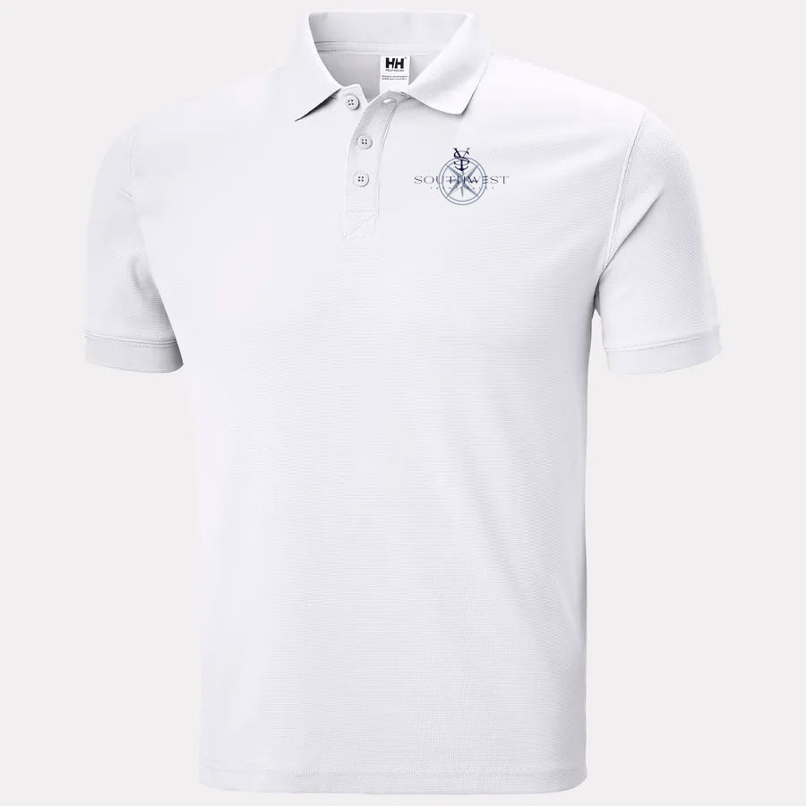 Helly Hansen Southwest Yacht Sales Men's Riftline Polo White
