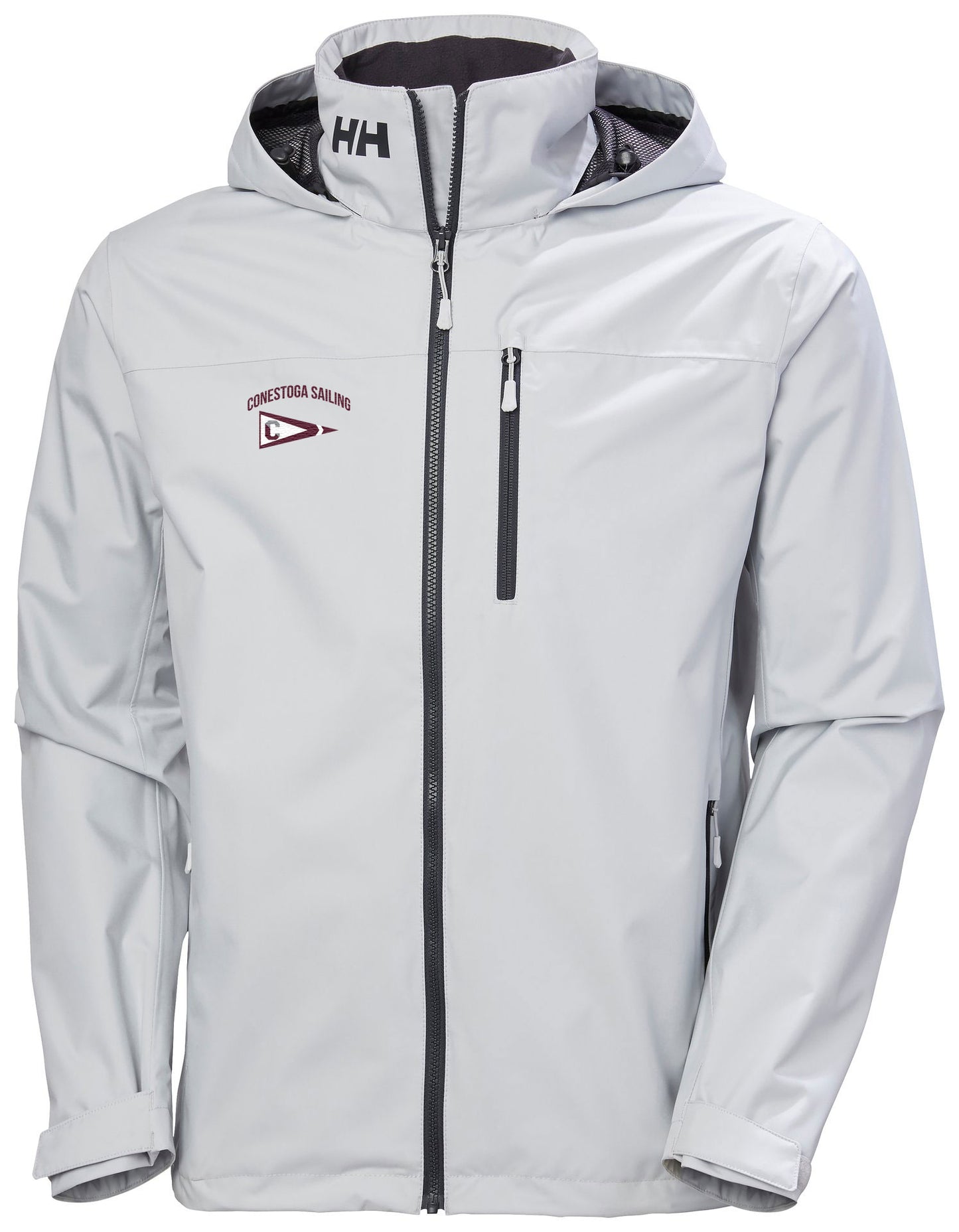 Helly Hansen Conestoga Sailing Team Men's Crew Hooded Jacket 2.0 Gray
