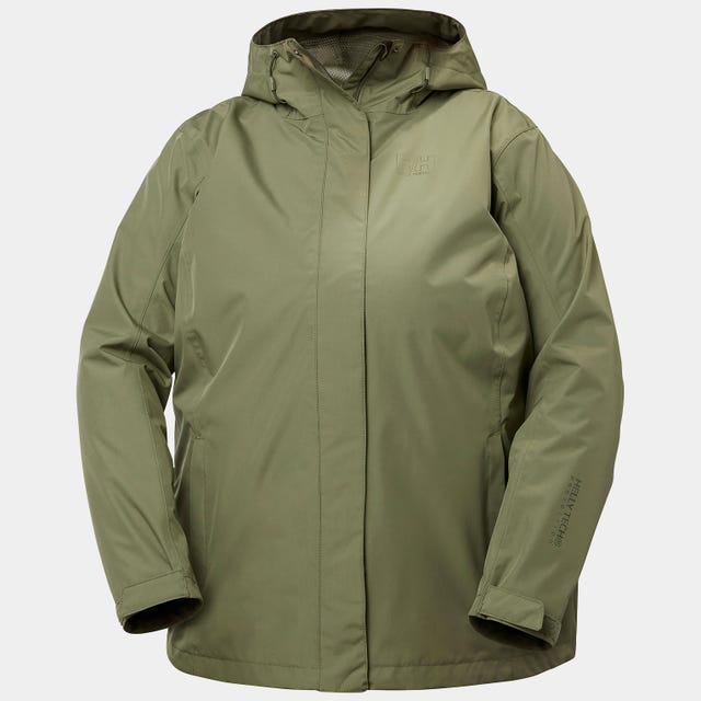 Helly Hansen Women's Seven J Plus Jacket - Waterproof Breathable Rain Coat For Outdoor Activities
