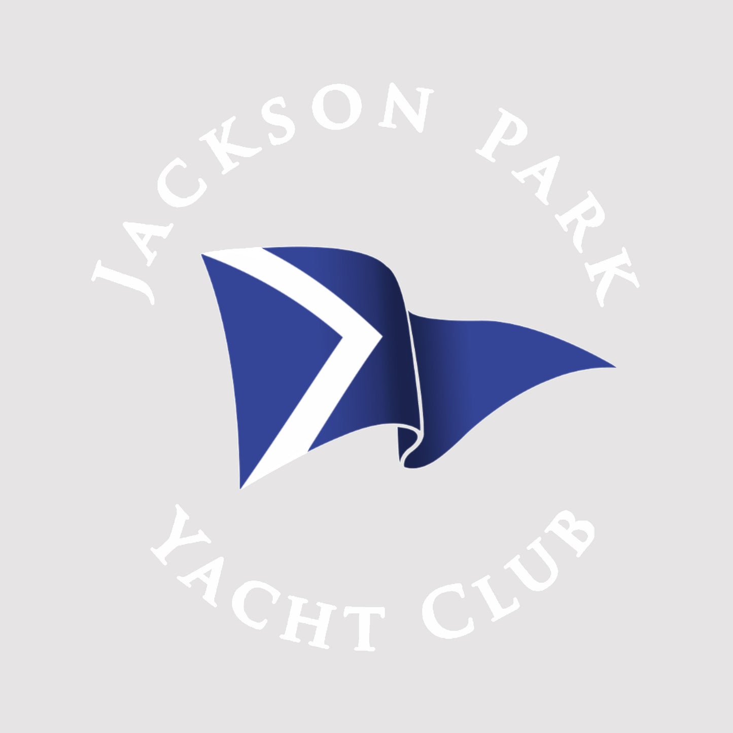 Jackson Park Yacht Club Logo Embroidery Charge White
