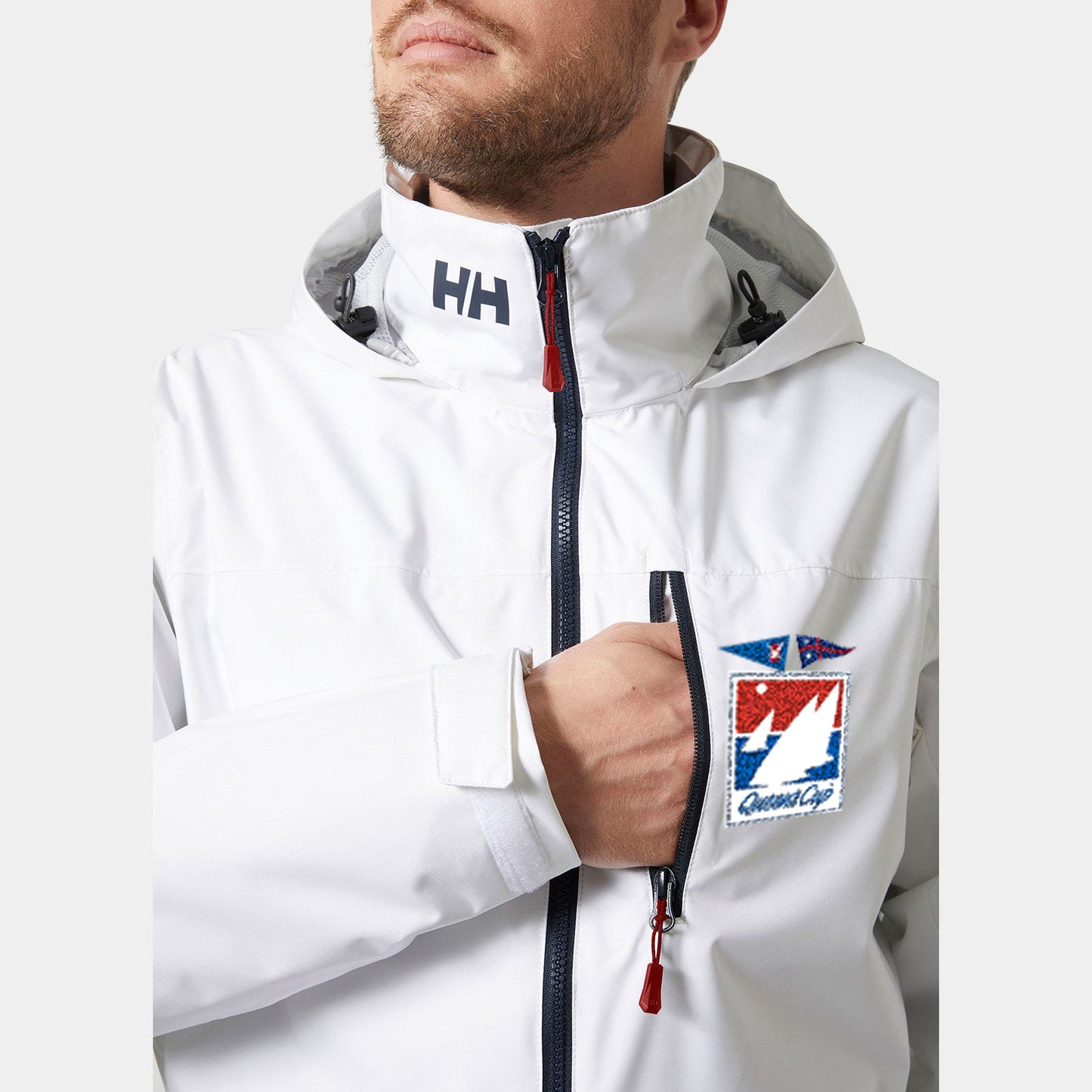 Queen's Cup® Helly Hansen Men's Crew Hooded Jacket 2.0