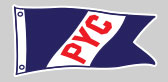 Pewaukee Yacht Club Burgee Embroidery Charge White
