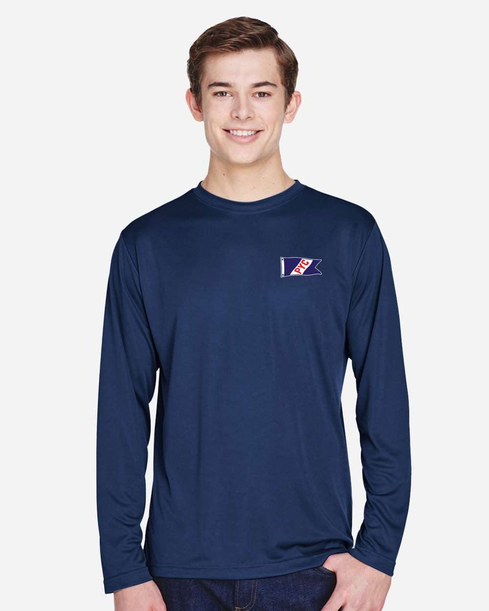 Pewaukee Yacht Club Men's Tec Long Sleeve Shirt