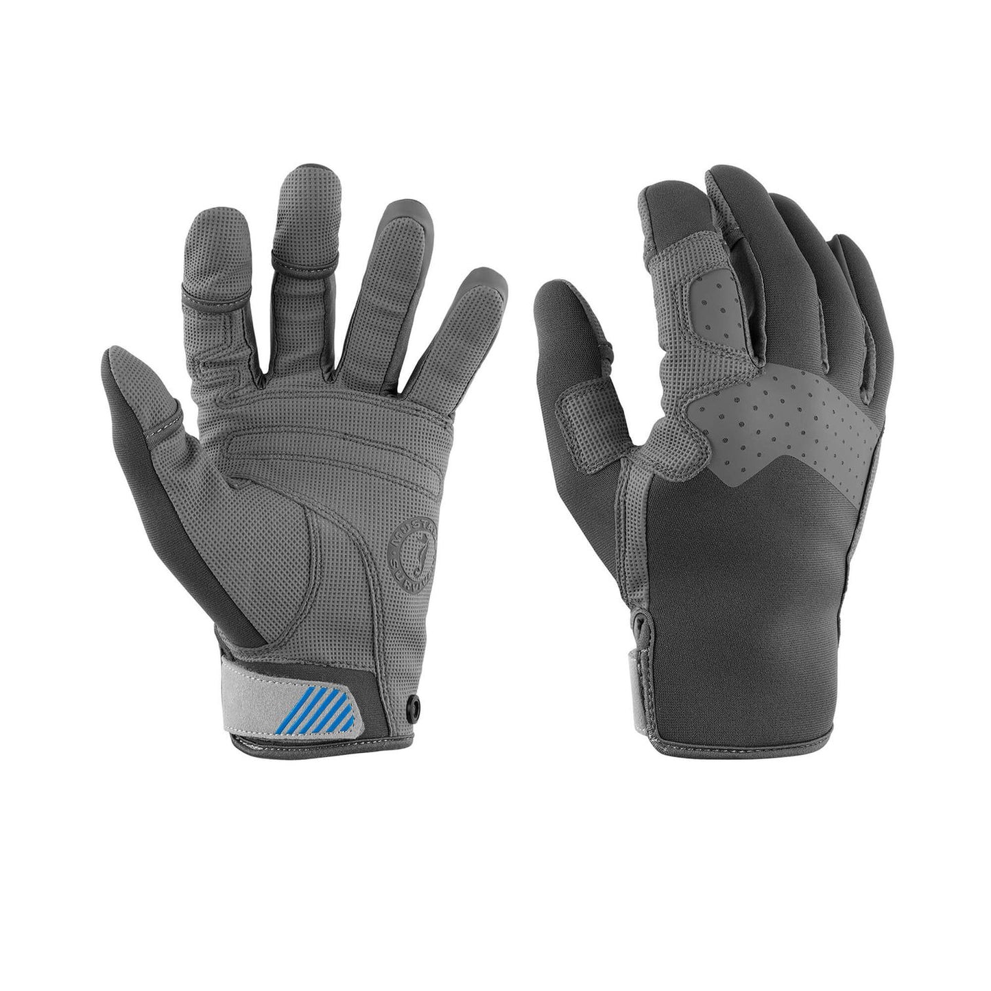 Mustang Traction Full Finger Gloves S Gray