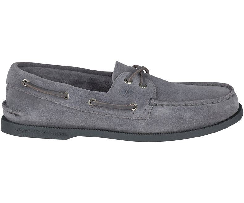 Sperry Topsiders Sperry Gray Boat Shoes Sperry Men's Authentic