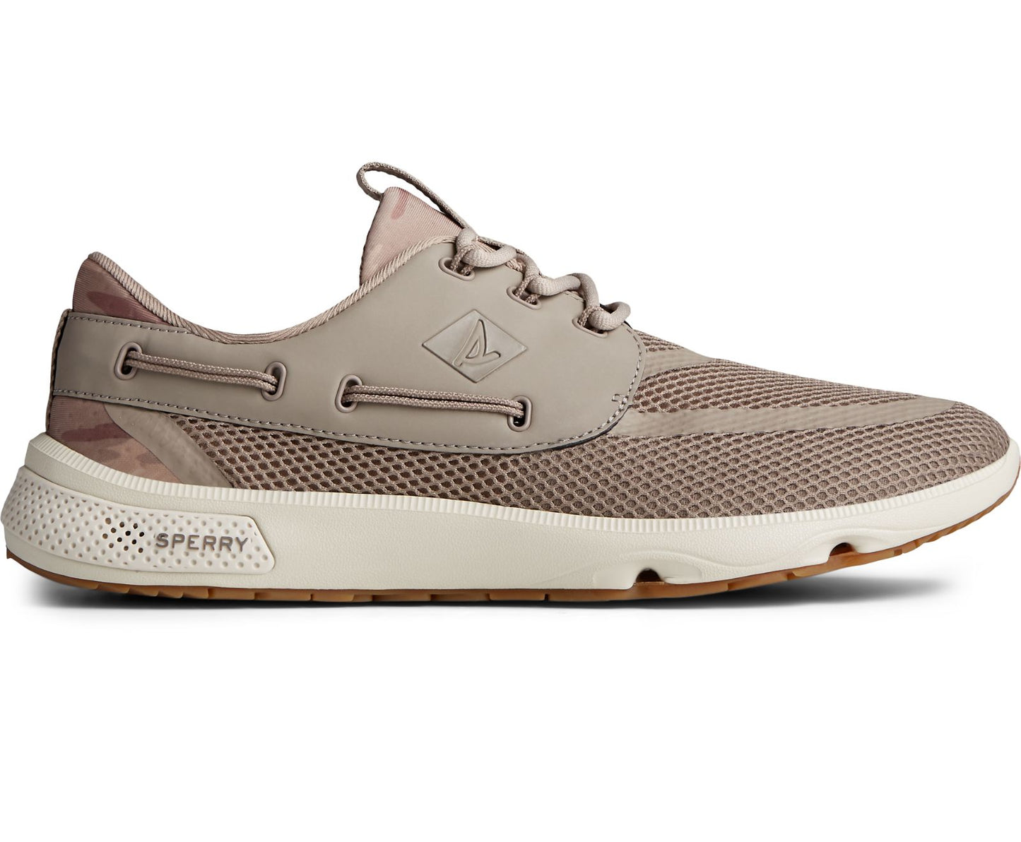 Sperry Men's 7 Seas 3-Eye Sneaker Taupe