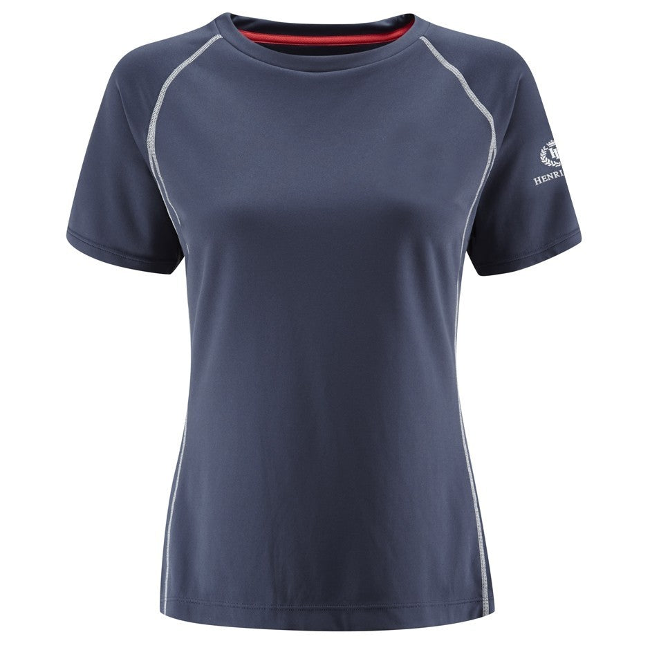 Henri Lloyd Women's Fast Dri Silver Tee Navy