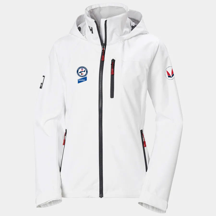 E Scow Nationals Helly Hansen Women's Crew Hooded Jacket White