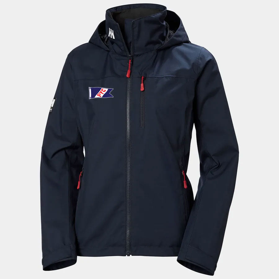Helly Hansen Pewaukee Yacht Club Women's Crew Hooded Jacket Navy