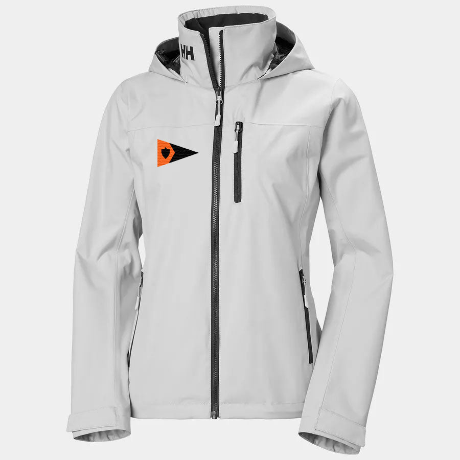Helly Hansen Princeton Sailing Women's Crew Hooded Jacket Gray