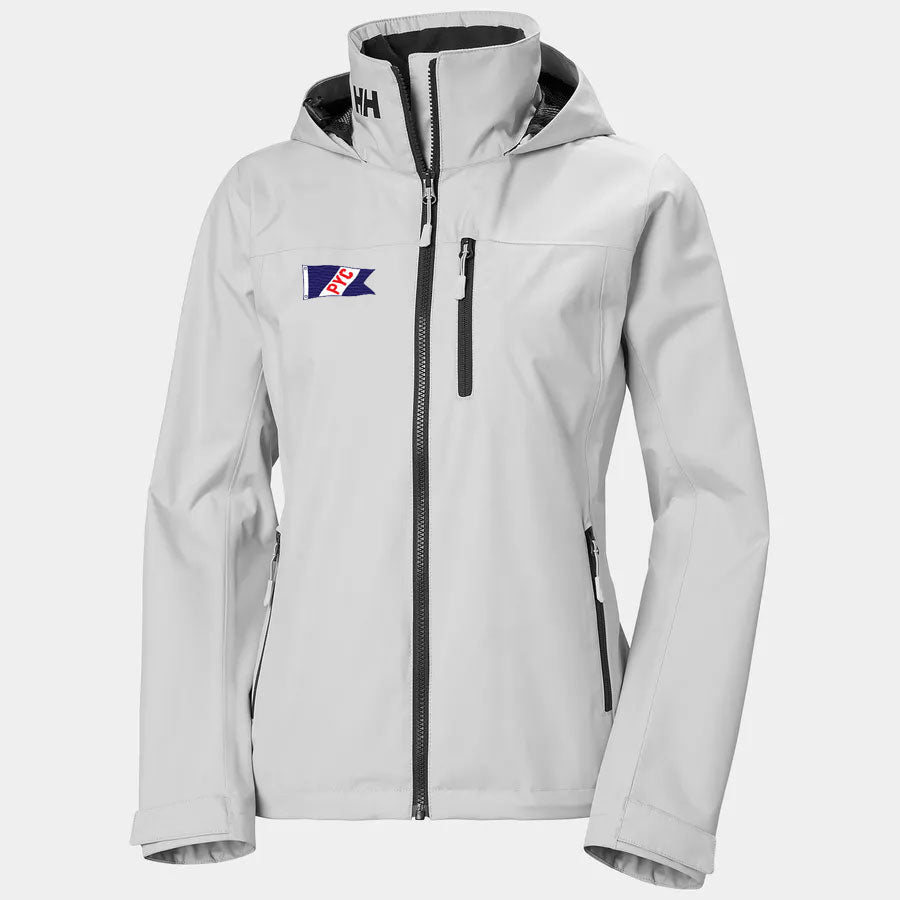 Helly Hansen Pewaukee Yacht Club Women's Crew Hooded Jacket Gray