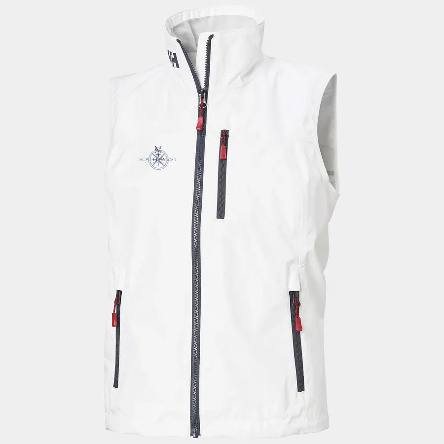 Helly Hansen Southwest Yacht Sales Women's Crew Vest 2.0 White