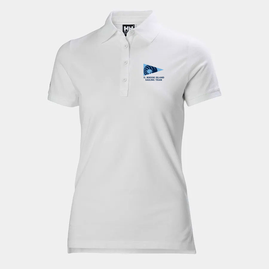 Helly Hansen Rhode Island Sailing Team Women's Crew Pique Polo White