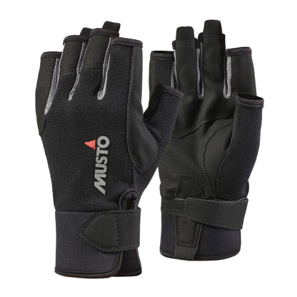 Musto Essential Sailing Short Finger Glove Black