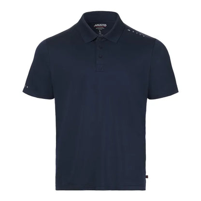 Musto Men's Evo Crew Sunblock Short Sleeve Polo Navy