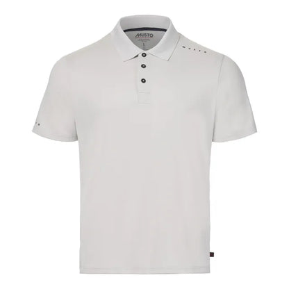 Musto Men's Evo Crew Sunblock Short Sleeve Polo Platinum