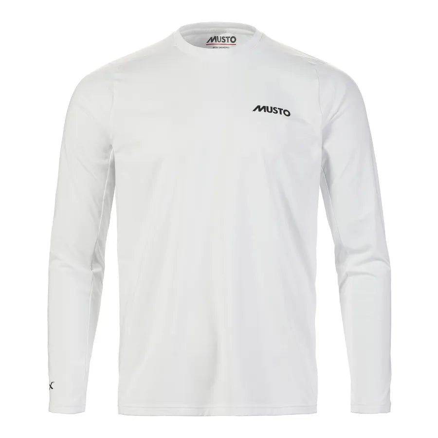 Musto Men's LPX Cooling UV Long Sleeve Shirt White