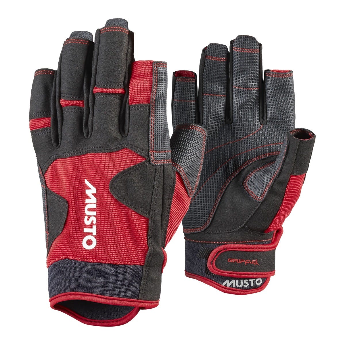 Musto Performance Short Singer Glove 2.0 Red