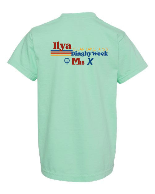 ILYA Dinghy Week Youth Classic Cotton T-Shirt Green