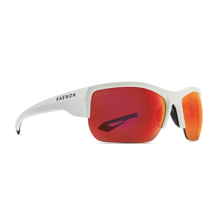 Kaenon Arcata SR-JT2 Matte White - Gun Ultra Red