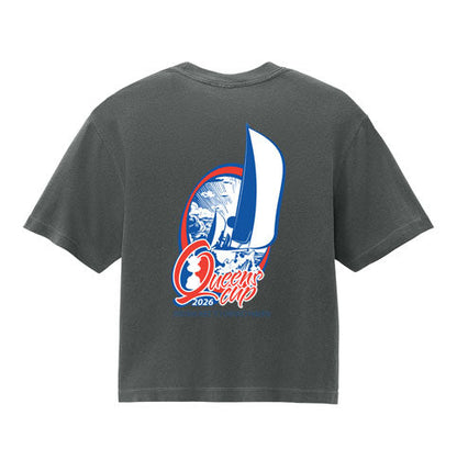 Queen's Cup® Women's Cotton T-Shirt Washed Black