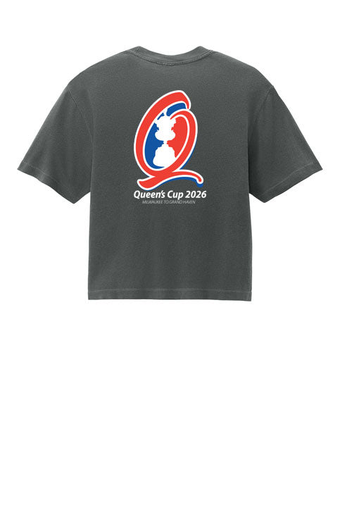 Queen's Cup® Women's Cotton T-Shirt Washed Black