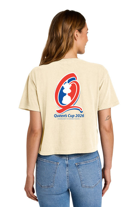 Queen's Cup® Women's Cotton T-Shirt Ivory