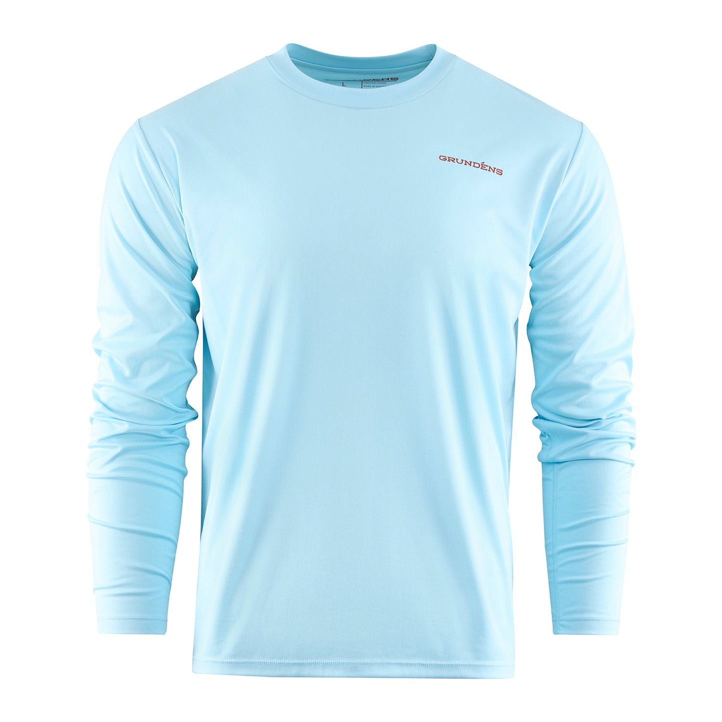 Grunden Men's Chasing Tail Long Sleeve Tech Tee Blue