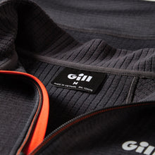 Load image into Gallery viewer, Gill Men&#39;s Thermal Zip Neck Graphite