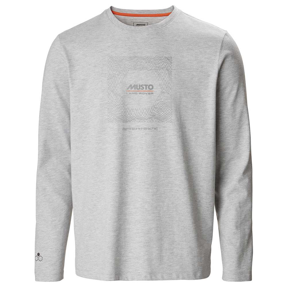 Musto Men's Land Rover Long Sleeve Box Terrain L Grey
