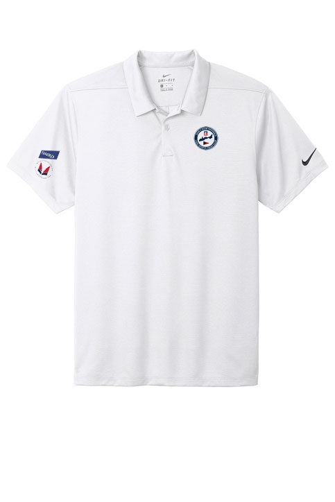 E Scow Nationals Nike Men's Dry Essential Polo White