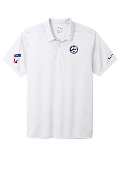 E Scow Nationals Nike Men's Dry Essential Polo White
