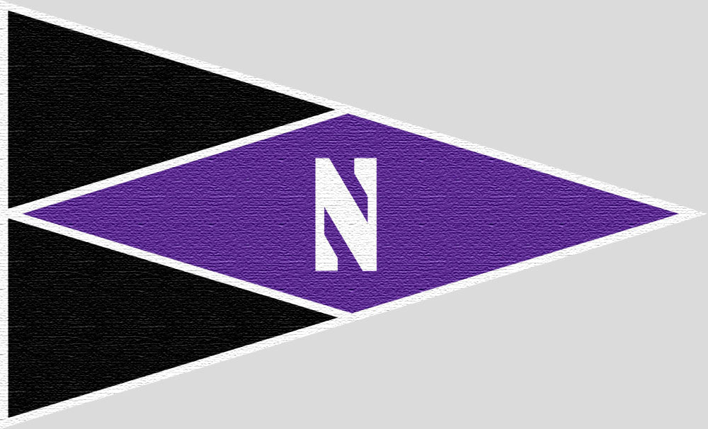 Northwestern Burgee Team Embroidery Charge