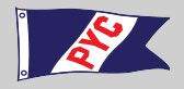 Pewaukee Yacht Club Burgee Embroidery Charge Blue