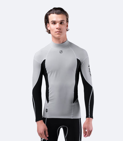 Men's HydroPhobic Fleece Small Grey