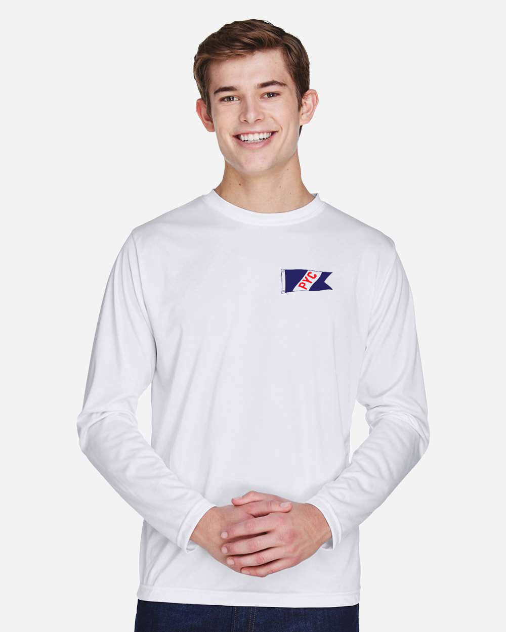 Pewaukee Yacht Club Men's Tec Long Sleeve Shirt