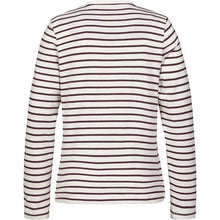 Load image into Gallery viewer, Musto Women&#39;s Marina Stripe LS Tee Antique Sail White
