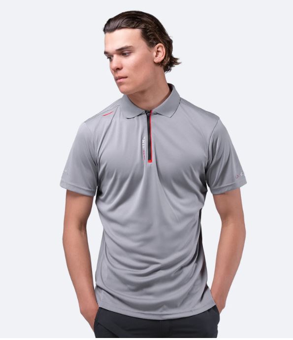 Zhik Men's UVActive UPF50+Zip Sports Polo