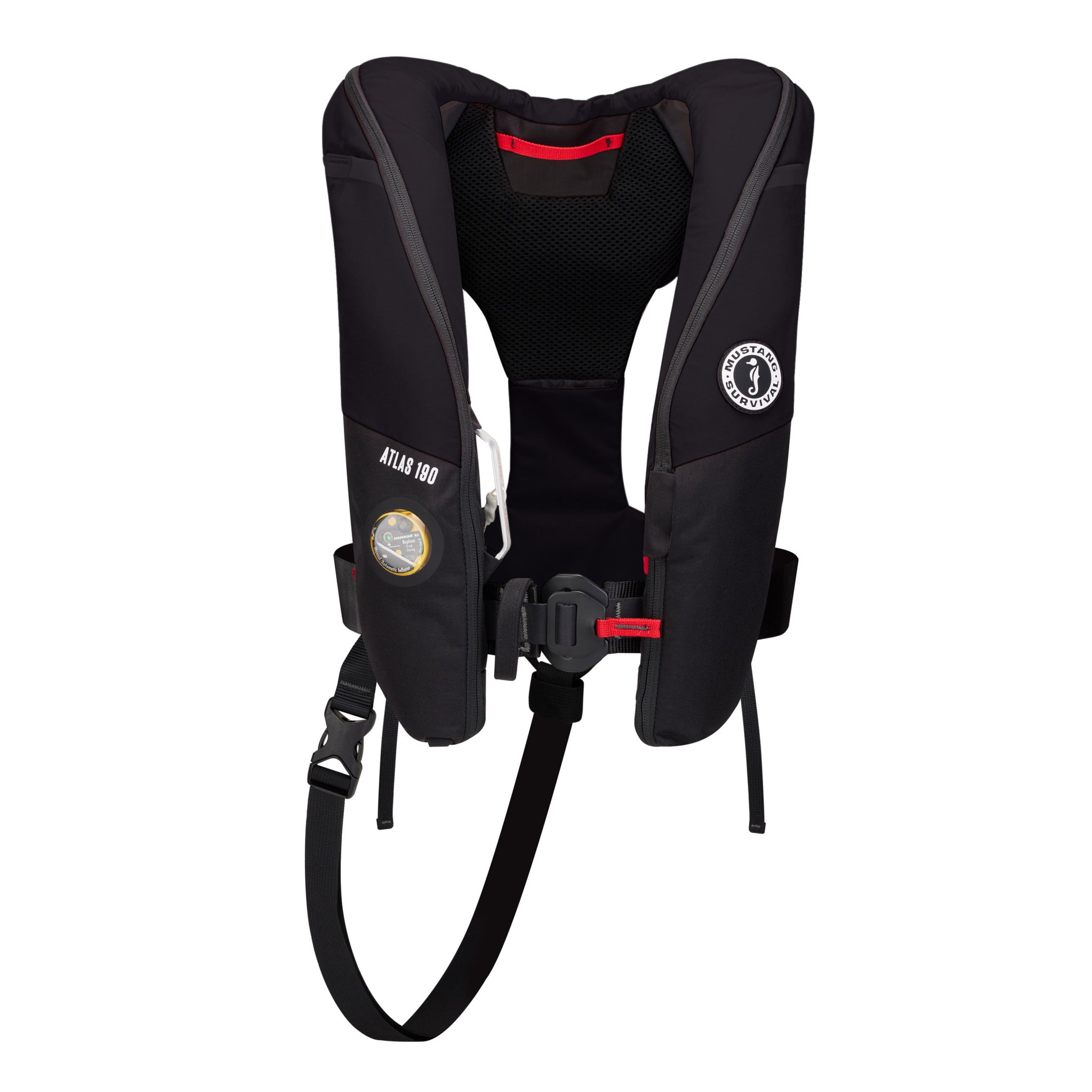 Atlas 190 DLX Life Jacket Black