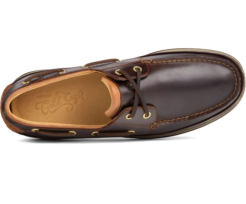 Sperry Men's Gold Cup ASV 2-Eye Boat Shoe Amaretto