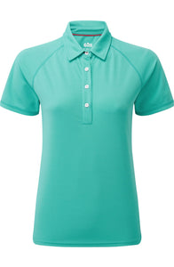 Gill Women's UV Tec Polo Turquoise