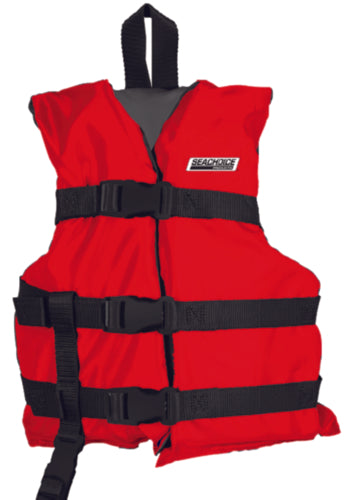 Freedom Boat Club Seachoice Child Type III General Purpose Vest Red