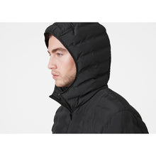 Load image into Gallery viewer, Helly Hansen Men&#39;s Mono Material Hooded Insulator Coat Black