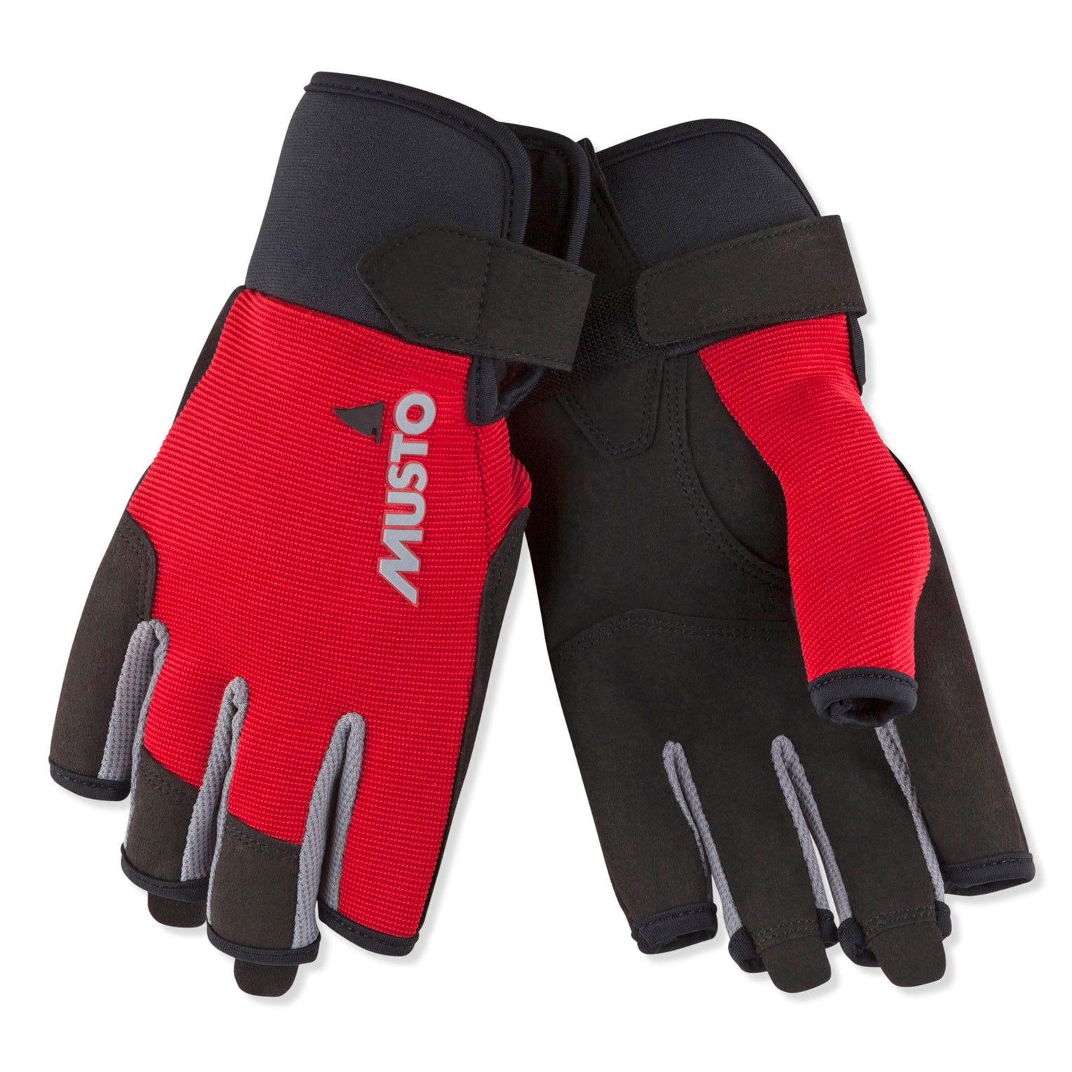 Musto Essential Sailing Short Finger Glove Red